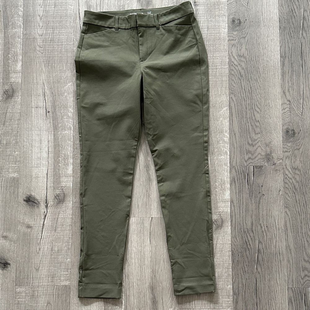 Old Navy Forest Green High-Rise Pants